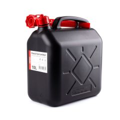 PVC posoda / kanister za gorivo 10l / gibljiva cev