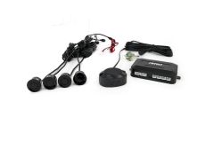 4-točkovni parkirni senzorji z zvočnim opozorilom / črni