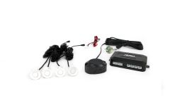 4-točkovni parkirni senzorji z zvočnim opozorilom / beli