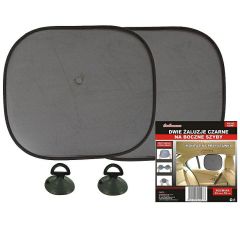 Senčnik za stekla / 2 kosa / 44 x 38cm / ČRN