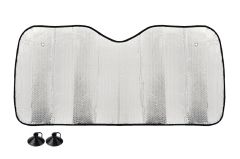 Senčnik za stekla 130x60 cm / srebrna / PE mehurčki