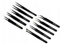 Komplet kovinskih pincet / 10 kosov