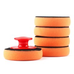 Komplet blazinic z ročajem za voskanje vozila / 10 cm, 5 kosov