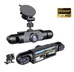 Wi-fi 360° avto kamera (dashcam) 4-kanalna 1080P Full HD 4 kamere
