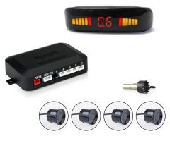 4-točkovni avto parkirni senzorji z zvočnim opozorilom in digitalnim mini zaslonom za vzvratno vožnjo oz parkiranje za vse vrste osebnih vozil