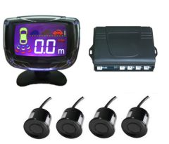 4-točkovni parkirni senzorji z LCD zaslonom in zvočnim opozorilom