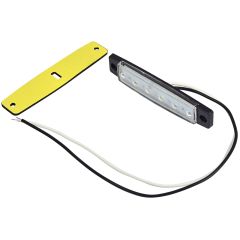 Stranska označevalna / opozorilna LED luč / Hladno bela / 6 LED / 2835 / 2W / DC 24V