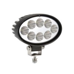 Delovna LED luč / Delovni LED žaromet / 8 LED / CREE / High Power / 24W / Hladno bela / DC12-24V / E9 ECE R10