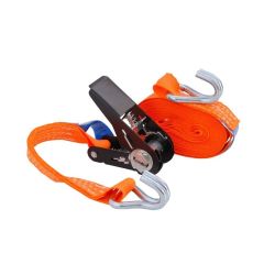 Tovorni zatezni / privezovalni trak / 4m x 25mm / do 800kg / do 800 daN / z napenjalcem in kavljem