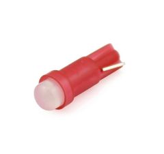 Avto LED sijalka T5 / avto  žarnica 2.3W, W2.3W, W2x4.6d / Rdeča / 1 LED / 5050 / 0,24W = 1,33W / 12V / ceramic