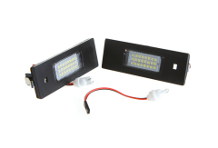 Avtomobilski LED lučki za osvetlitev registrske tablice / CanBus / z uporom / Hladno bela / 12V - za vozilo BMW E81, E85, E86, E87, E87N