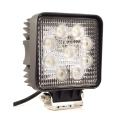 Delovna LED luč / Delovni LED žaromet / 9 LED / High Power / 27W / Hladno bela / DC9-32V 2