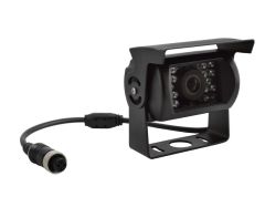 Barvna kamera za vzvratno vožnjo s pokrovom in IR LED / 4-pin / DC 12V-24V / 170°