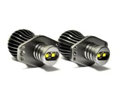 LED Angel Eyes marker kit / Hladno bela / 2x 2 LED / High Power / 2x 10W / BMW / E90, E91