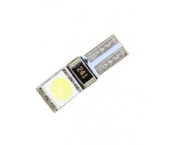 LED sijalka T5 / avto žarnica 2.3W, W2.3W, W2x4.6d / Rdeča / 2 LED / 5050 / 0,48W = 0,72W / 12V