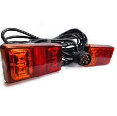 LED komplet zadnjih luči za osvetlitev prikolice / MAGNET / 12V / 24V