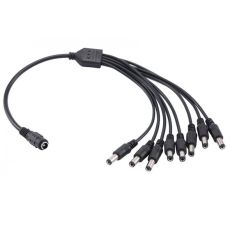 Razdelilni napajalni kabel (1x ženski konektor, 8x moški konektor)