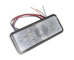 Stranska označevalna / opozorilna LED luč / Bela / 24 LED / 3528 / 2W / DC 12V