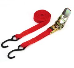 Povezovalni trak ( gurtna ) / 5m x 25mm / do 500kg / z napenjalcem in kavljem