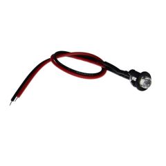 Vgradna mini LED svetilka / LED lučka / Rdeča / 1 LED / LEDs / 0,25W = 1,5W / DC12V