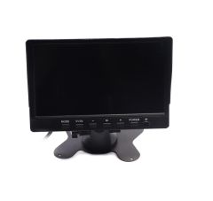 Barvni TFT LCD avto zaslon 7-inč za kamero za vzvratno vožnjo / 4-kanalni / 12 / 24V / s stojalom