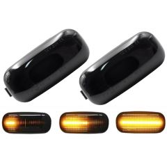Dinamični LED smerokaz / Audi A3 A4 A6 / zatemnjen / DC12V / 2 kosa