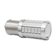 Avto LED žarnica 1156, Ba15S - enopolna  P21W / Rdeča / 33 LED / 4,5W  DC12V / Canbus 