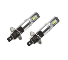 H1 P14.5S LED žarnice za meglenke ali dnevno luč DC24V 6000K / 2 Kosa
