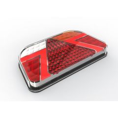 Zadnja desna LED luč s trikotnikom /  5 funkcij / 12/24V 