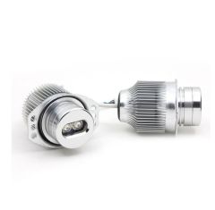 LED Angel Eyes marker kit / Hladno bela / 2x 2 LED / High Power / 2x 10W / BMW / E90, E91