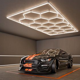 Led hexagon razsvetljava za salone